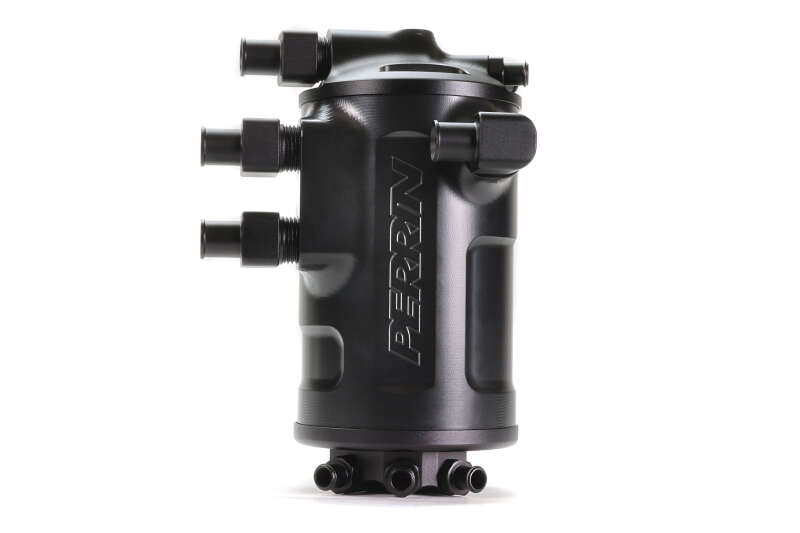 PERRIN 02-21 Subaru WRX / 04-21 STI Air Oil Separator - Black Oil Separators Perrin Performance