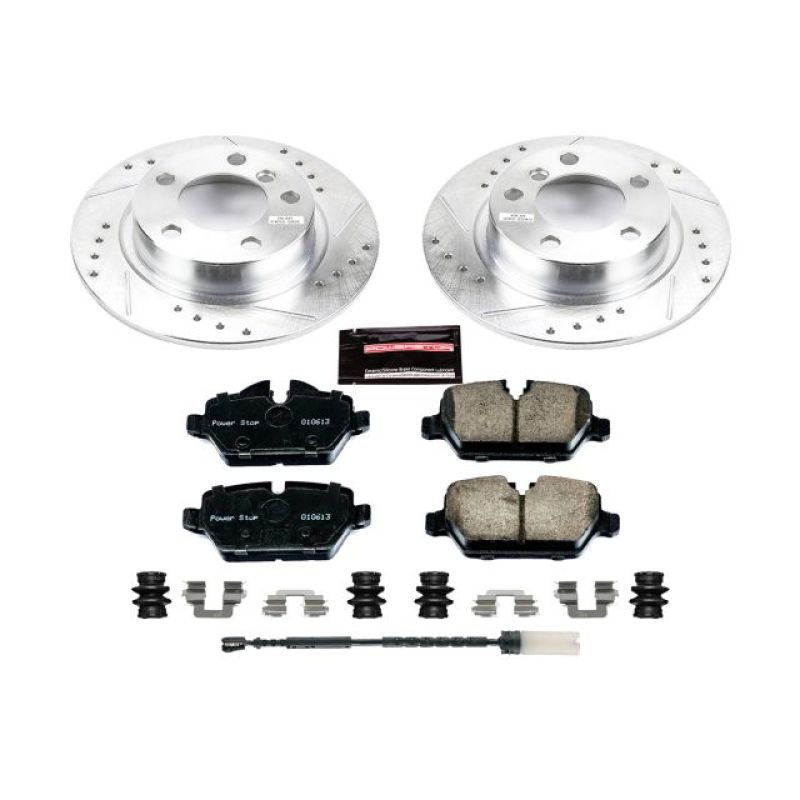 Power Stop 11-16 Mini Cooper Countryman Rear Z23 Evolution Sport Brake Kit Brake Kits - Performance D&S PowerStop