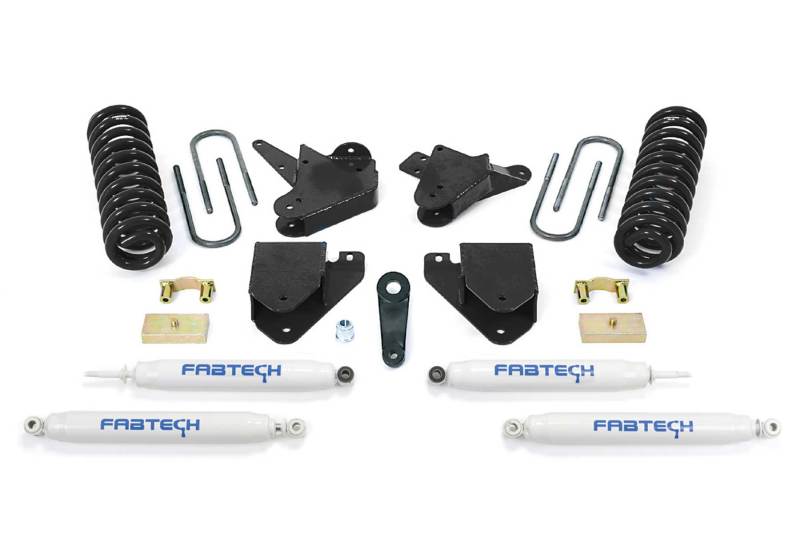 Fabtech 05-07 Ford F250 2WD V10 & Diesel 6in Basic Sys w/Perf Shks Lift Kits Fabtech