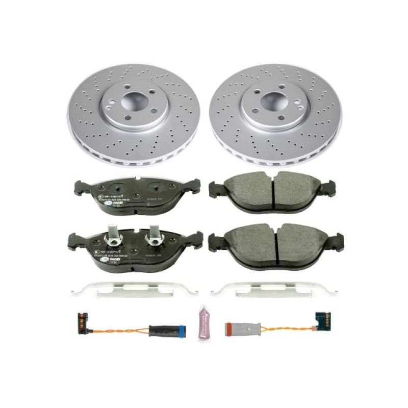 Power Stop 04-05 Mercedes-Benz E500 Front Euro-Stop Brake Kit Brake Kits - OE PowerStop