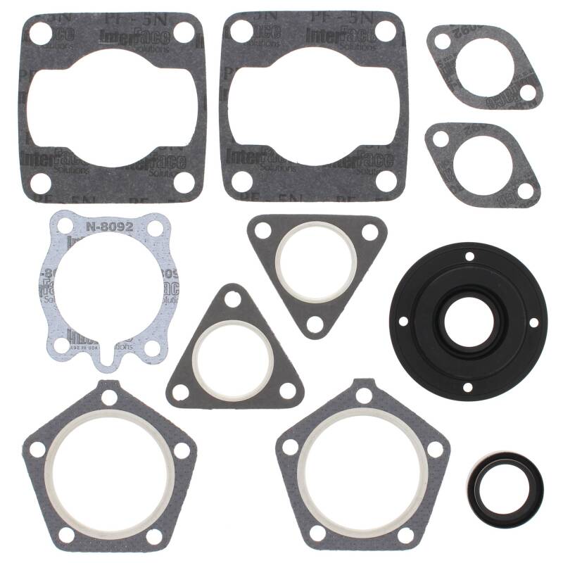 Vertex Gaskets 78-79 Polaris Apollo/Cobra Complete Gasket Kit w/ Oil Seals Engine Hardware Vertex Pistons