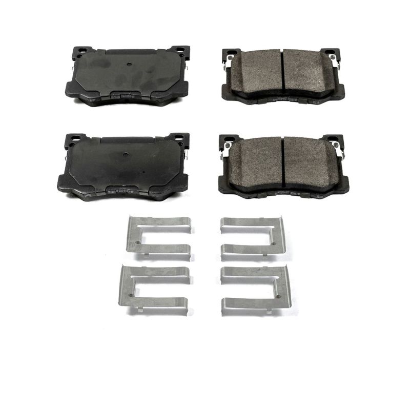 Power Stop 17-19 Genesis G80 Front Z17 Evolution Ceramic Brake Pads w/Hardware Brake Pads - OE PowerStop