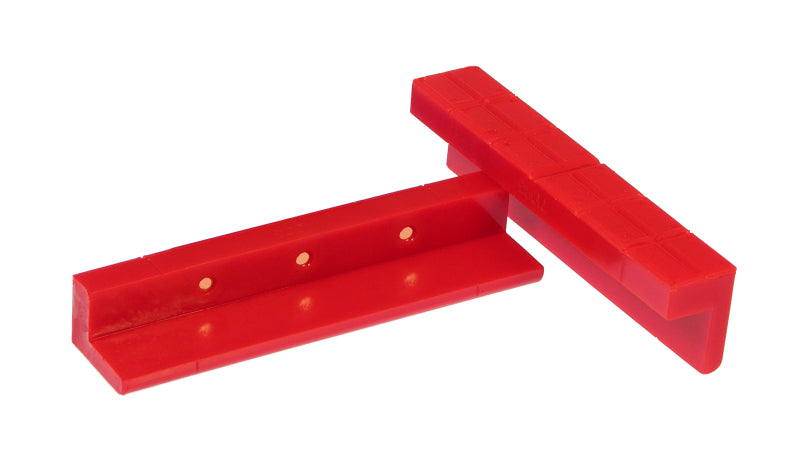 Prothane Universal Vice Pads Soft Jaw Kit - Red Tools Prothane