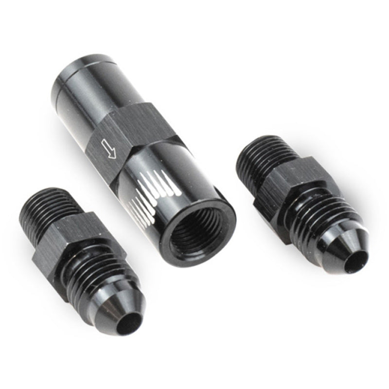 Snow Performance High Flow 4AN Water Check Valve Fittings (For 4AN SS Braided Line Kit) Fittings Snow Performance