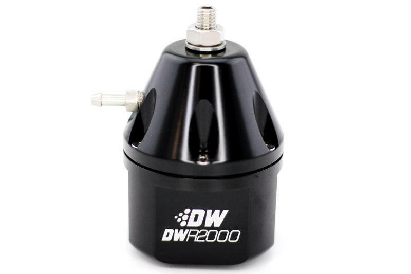 DeatschWerks DWR2000 Adjustable Fuel Pressure Regulator - Black Fuel Pressure Regulators DeatschWerks