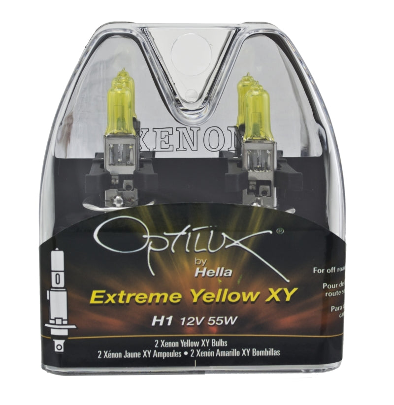 Hella Optilux H1 12V/55W XY Yellow Bulb Bulbs Hella