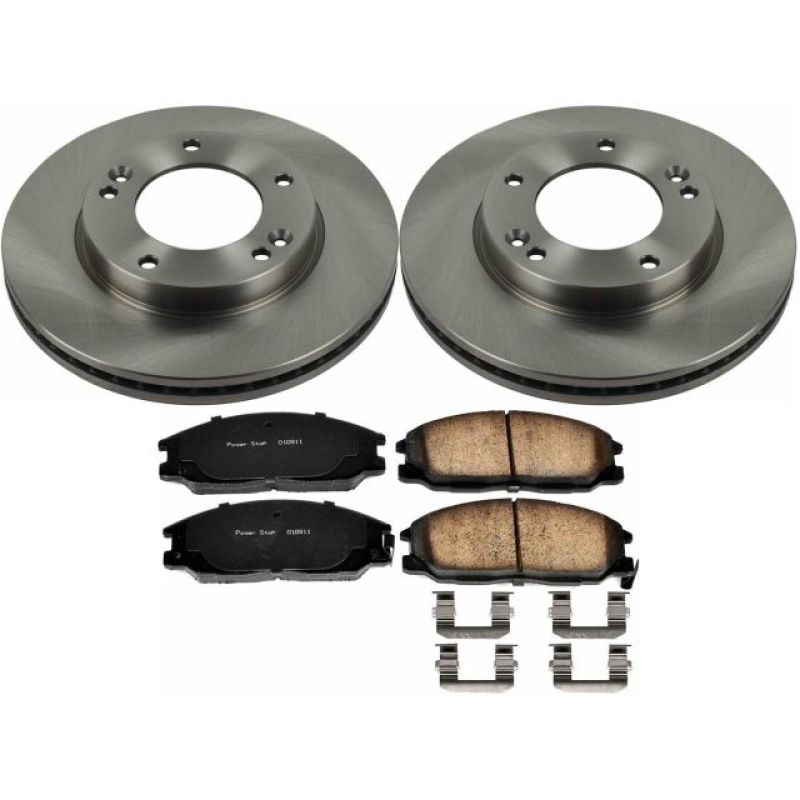 Power Stop 07-09 Kia Sorento Front Autospecialty Brake Kit Brake Kits - OE PowerStop