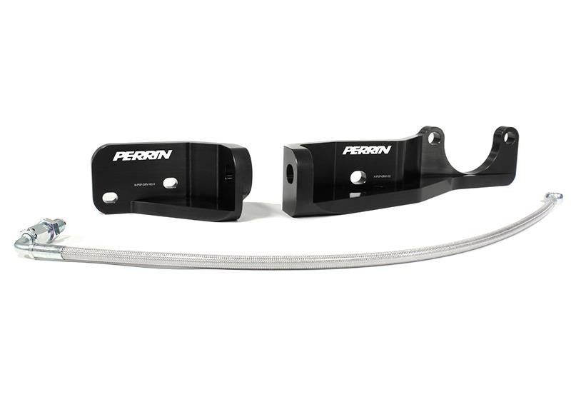 PERRIN 15-21 Subaru Impreza/WRX/STI Pitch Stop Mount & Firewall Brace - Black Engine Mounts Perrin Performance