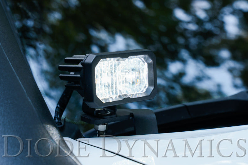 Diode Dynamics Stage Series 2 In LED Pod Pro - White Combo Standard ABL Each Light Accessories and Wiring Diode Dynamics