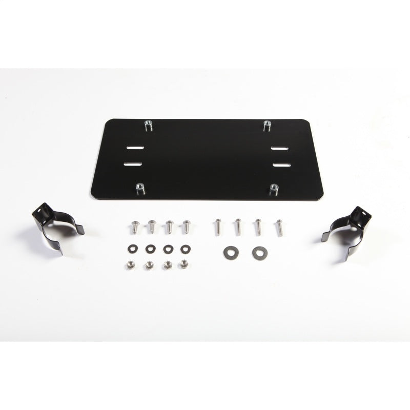 Rugged Ridge License Plate Mounting Bracket for Roller Fairlead Exterior Trim Rugged Ridge
