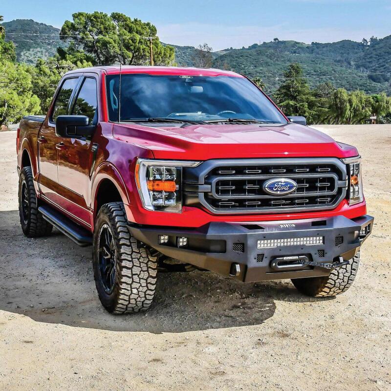 Westin 21-23 Ford F-150 (Excl. 2022+ Lightning EV) Pro-Series Front Bumper - Tex. Blk Bumpers - Steel Westin