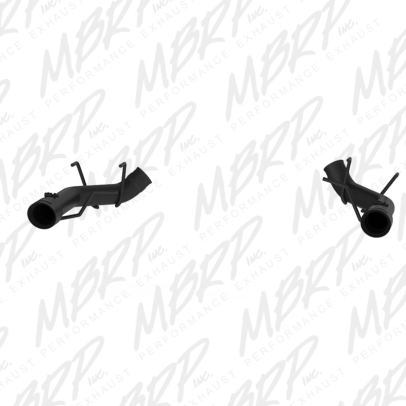 MBRP 2011-2014 Ford Mustang GT 3in Dual Axle Back Muffler Delete - Black Axle Back MBRP
