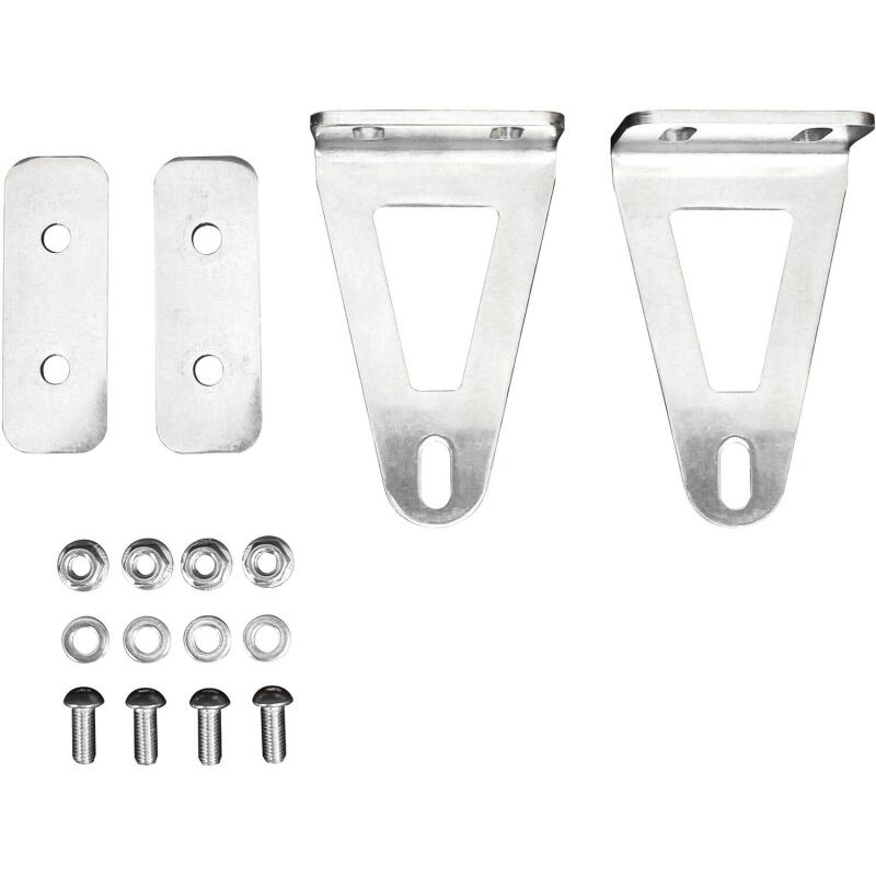 Westin HDX Grille Guard LED Light Bracket for 20 or 30 inch LED Bar - Stainless Steel Grille Guards Westin