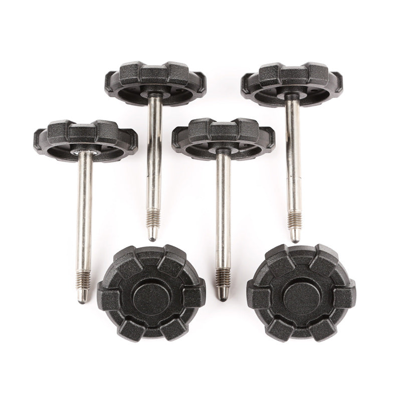 Rugged Ridge Elite Door Surround Knobs 4-Dr 07-18 Jeep Wrangler JKU Doors Rugged Ridge
