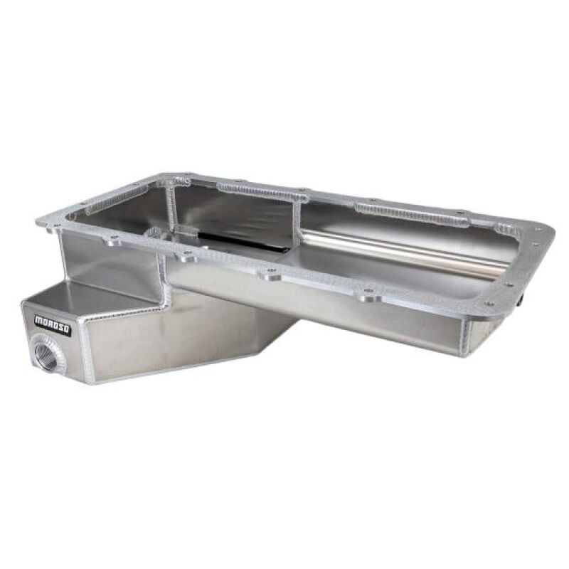 Moroso Ford Coyote External Wet Sump Single -16AN Pickup Aluminum Oil Pan Oil Pans Moroso