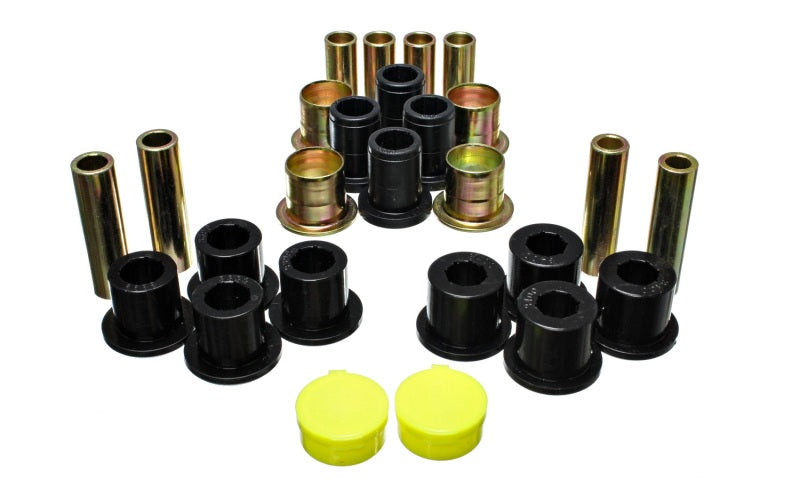 Energy Suspension 87-04 Dodge Dakota / 98-03 Durango 4WD Black Front End Control Arm Bushing Set Bushing Kits Energy Suspension