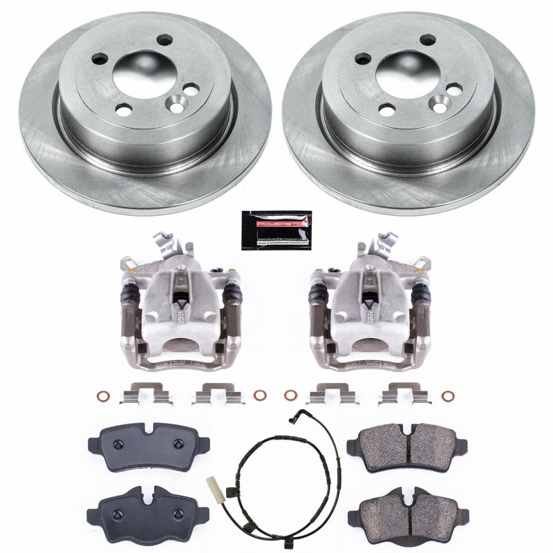 Power Stop 07-10 Mini Cooper Rear Autospecialty Brake Kit w/Calipers Brake Kits - OE PowerStop