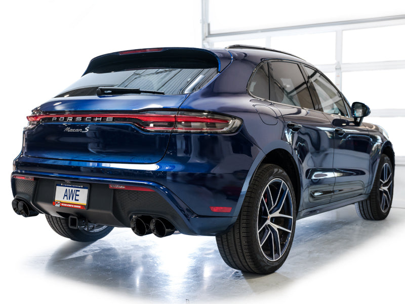 AWE Tuning 2022+ Porsche Macan 2.9TT Touring Edition Cat-Back Exhaust w/ Diamond Black Tips Catback AWE Tuning
