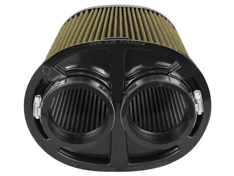 aFe Momentum Intake Rep Air Filter w/PG7 Media-3in F (Dual) x (8.25x6.25)in B x (7.25x5)in T x 9in H Air Filters - Drop In aFe