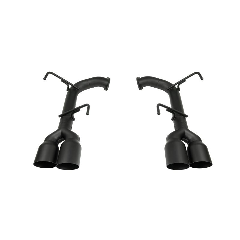 Remark 15-22 Subaru WRX STi VA Axle Back Exhaust Stainless Steel Single Wall Tip 4in Cerakote Black Axle Back Remark