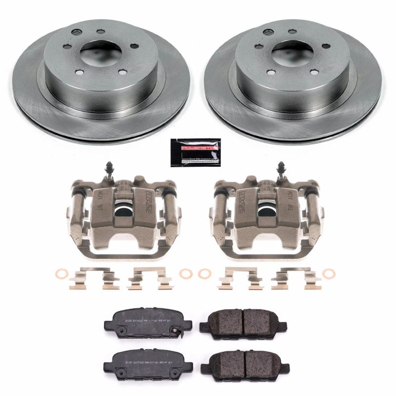 Power Stop 11-19 Nissan Leaf Rear Autospecialty Brake Kit w/Calipers Brake Kits - OE PowerStop