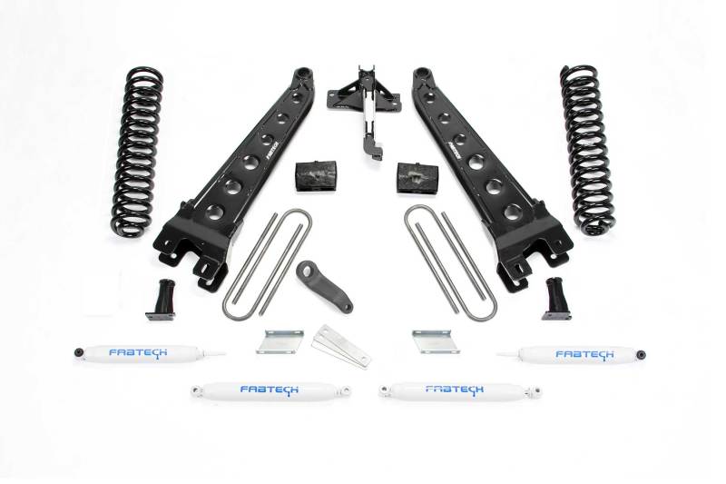 Fabtech 17-21 Ford F250/F350 4WD Diesel 6in Rad Arm Sys w/Coils & Perf Shks Lift Kits Fabtech