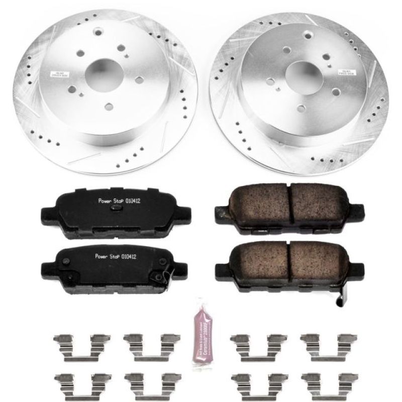 Power Stop 09-13 Suzuki Grand Vitara Rear Z23 Evolution Sport Brake Kit Brake Kits - Performance D&S PowerStop
