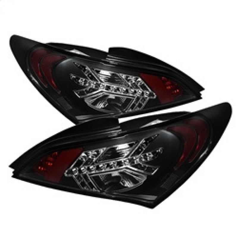 Spyder Hyundai Genesis 10-12 2Dr LED Tail Lights Black ALT-YD-HYGEN09-LED-BK Tail Lights SPYDER