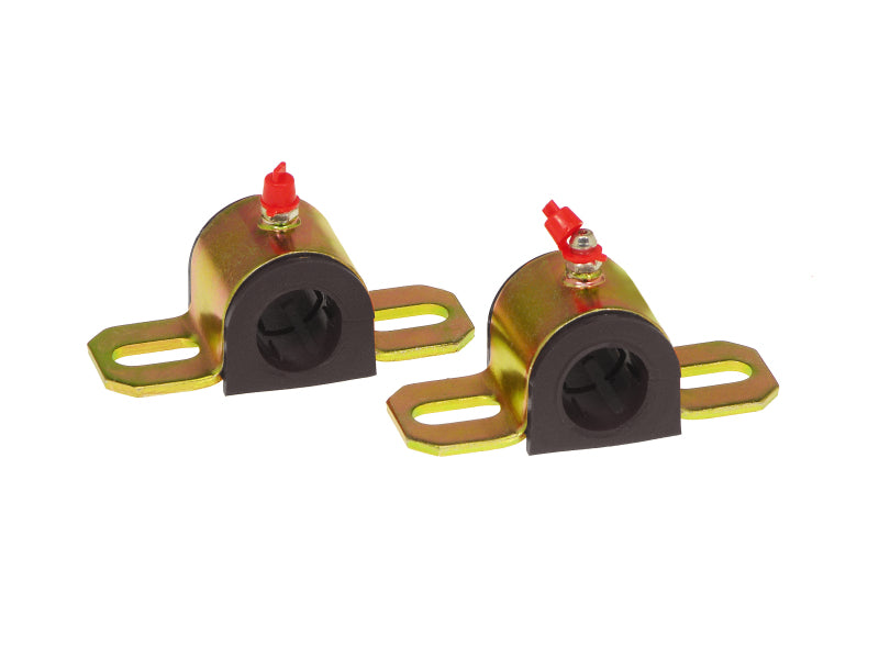 Prothane Universal Greasable Sway Bar Bushings - 22MM - Type A Bracket - Black Sway Bar Bushings Prothane