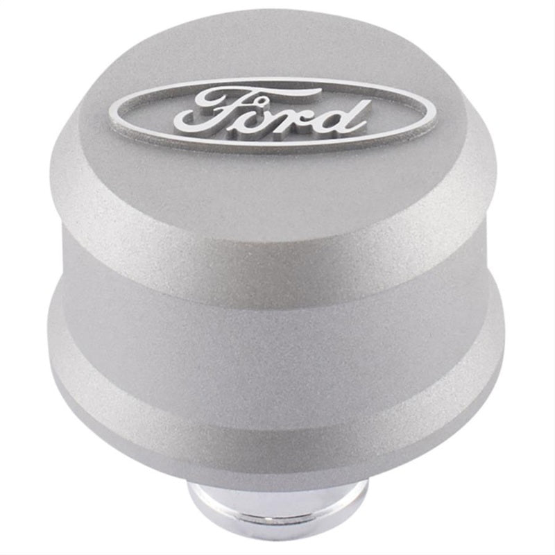 Ford Racing Grey Breather Cap w/ Ford Logo Engine Breather Filters Ford Racing