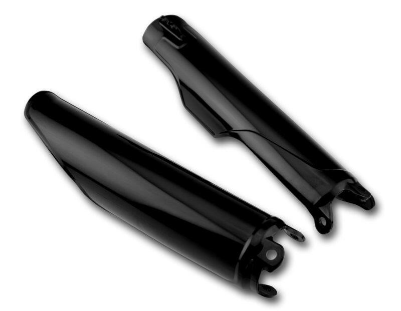 Cycra 02-07 Honda CR125R Fork Guards - Black Plastics Cycra