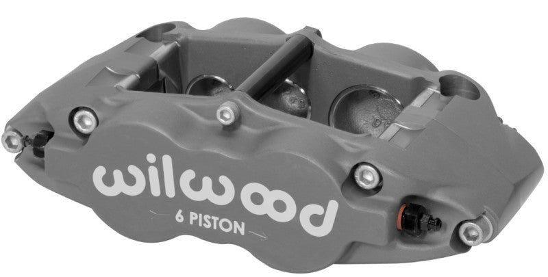 Wilwood Caliper-Forged Superlite 6R-L/H 1.62/1.12/1.12in Pistons 1.25in Disc Brake Calipers - Perf Wilwood