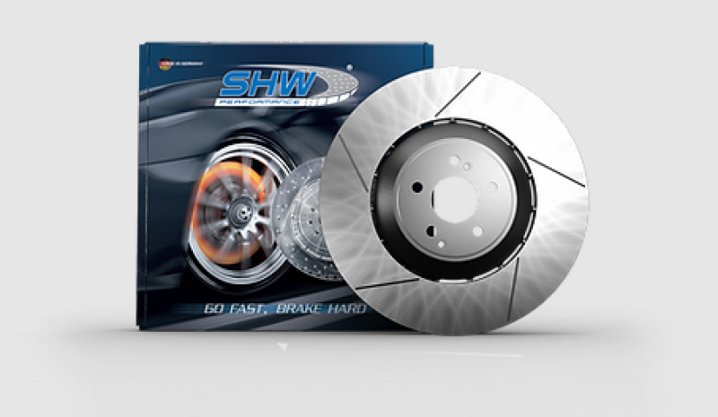 SHW 15-18 Porsche Macan Turbo w/19in Wheels/Perf Package Right Frt Slott LW Brake Rotor (95B615302M) Brake Rotors - Slotted SHW Performance
