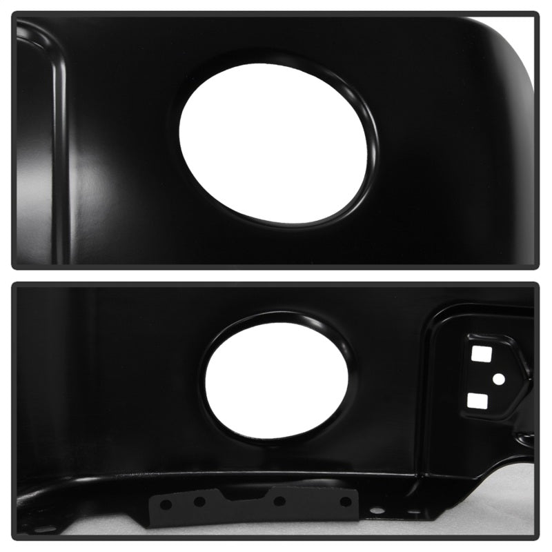 Spyder Ford F150 09-14 w/Fog Light Hole Front Bumper - Black (OEM # 9L3Z17757DPTM) Bumper Accessories SPYDER