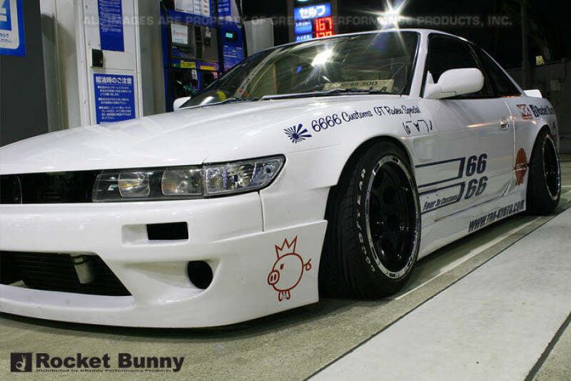 GReddy 89-93 Nissan 240SX/Silvia S13 Rocket Bunny Side Skirts Ver. 1-FRP **Must Check Availability** Side Skirts GReddy