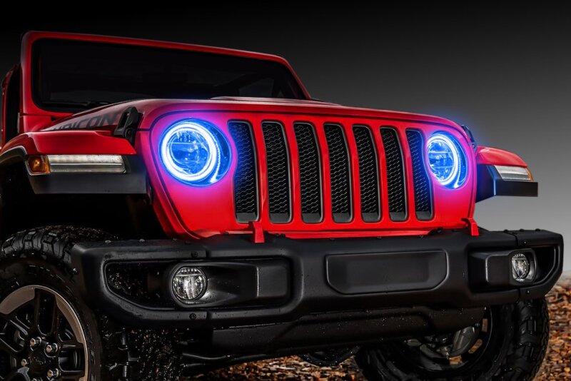 ORACLE Lighting Jeep Wrangler JL/Gladiator JT LED Surface Mount Headlight Halo Kit Fog Lights ORACLE Lighting