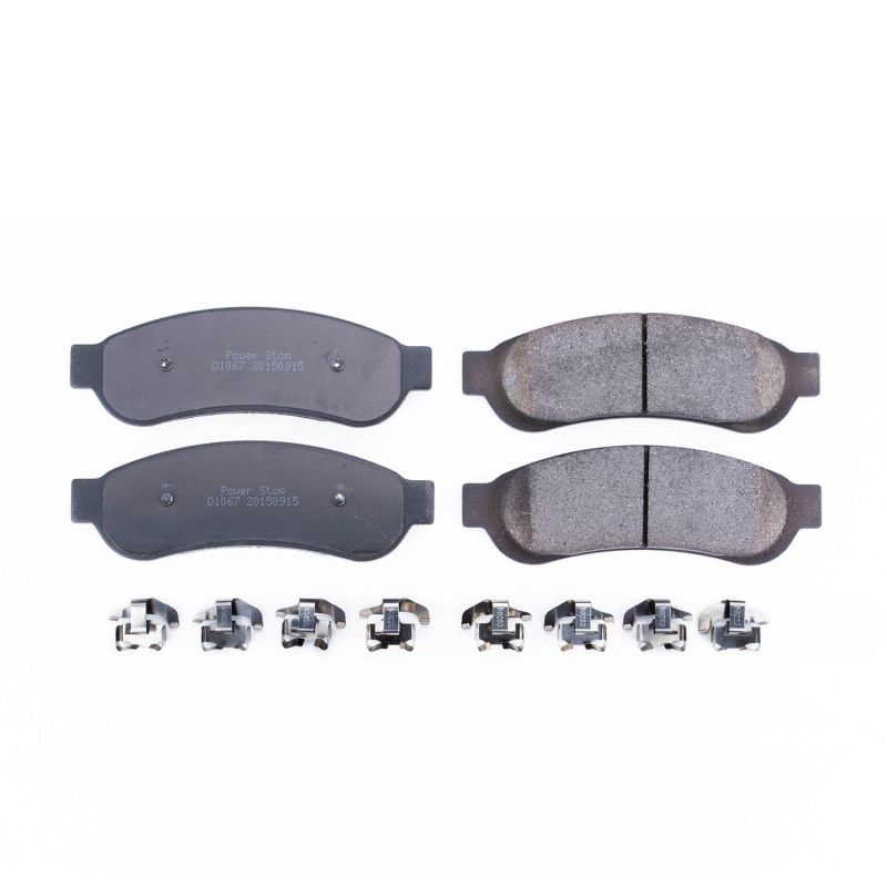 Power Stop 07-10 Ford F-250 Super Duty Rear Z17 Evolution Ceramic Brake Pads w/Hardware Brake Pads - OE PowerStop