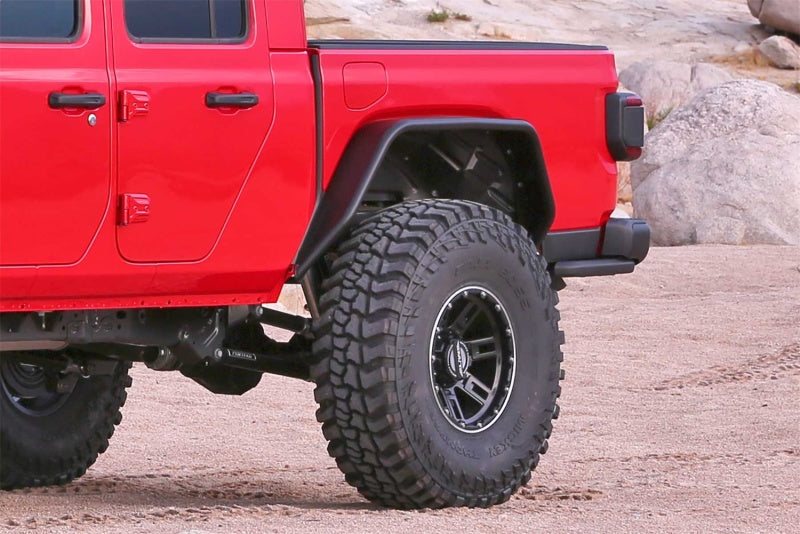 Fabtech 20-21 Jeep Gladiator 4WD Rear Steel Tube Fenders Fender Flares Fabtech