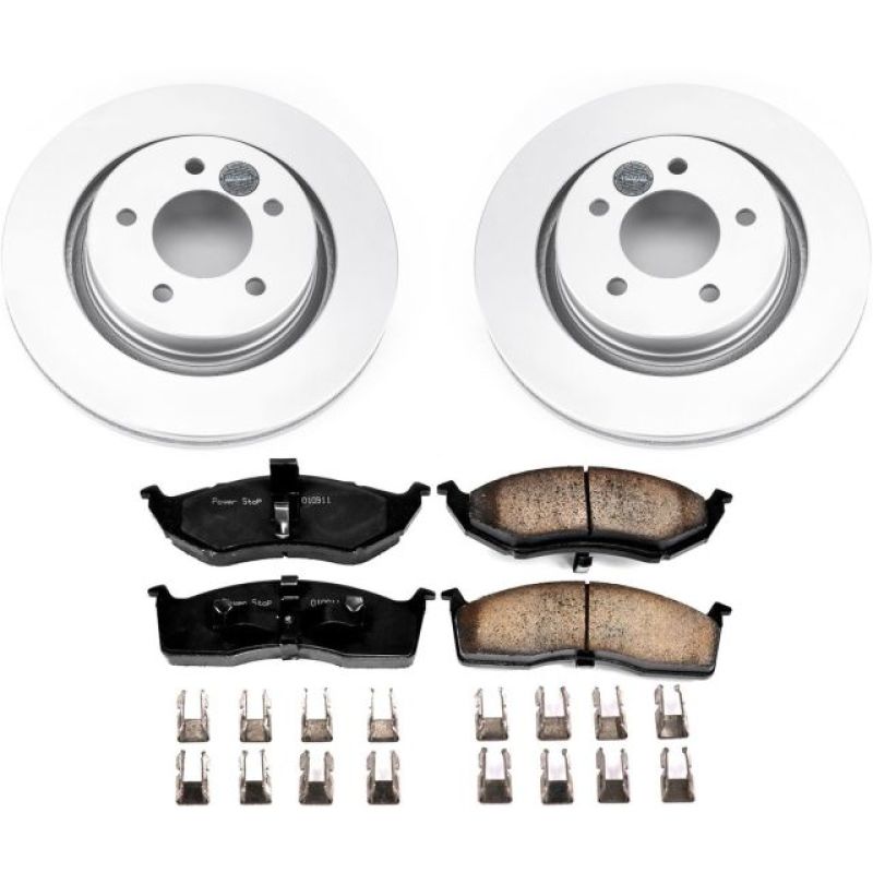 Power Stop 99-02 Chrysler 300M Front Z17 Evolution Geomet Coated Brake Kit Brake Kits - Performance Blank PowerStop