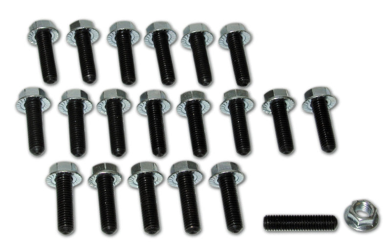 Moroso Toyota 2TC/3TC/2TG/3TG Oil Pan Stud Kit - 8mm - Steel - Set of 20 Fittings Moroso