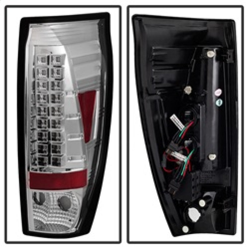 Spyder Chevy Avalanche 02-06 LED Tail Lights Chrome ALT-YD-CAV02-LED-C Tail Lights SPYDER