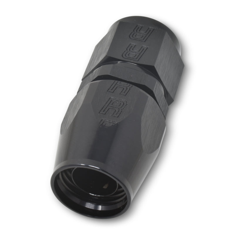 Russell Performance -8 AN Black Straight Full Flow Hose End Fittings Russell