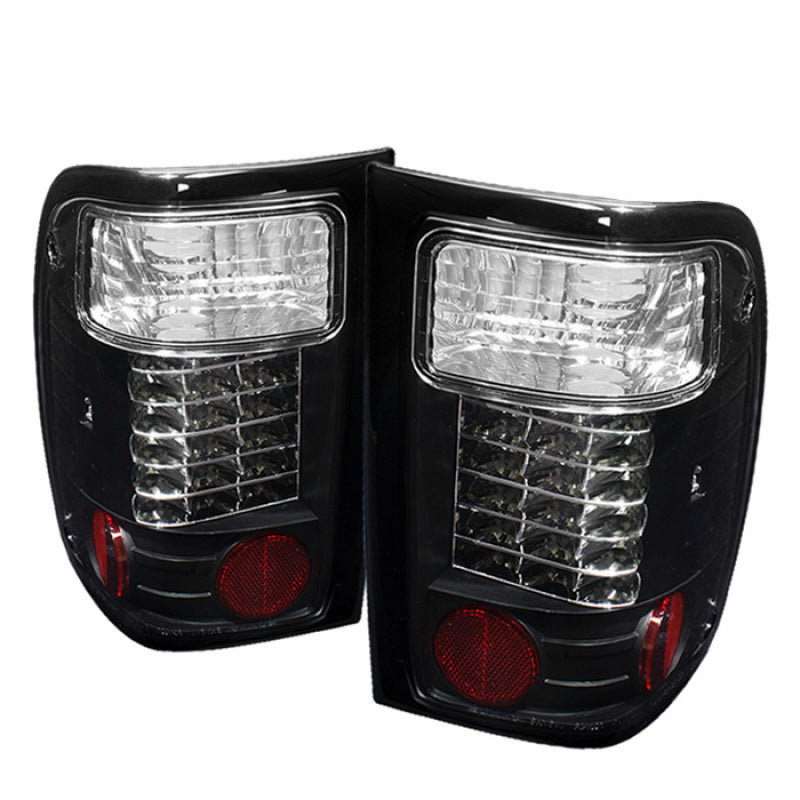 Spyder Ford Ranger 01-05 LED Tail Lights Black ALT-YD-FR98-LED-BK Tail Lights SPYDER