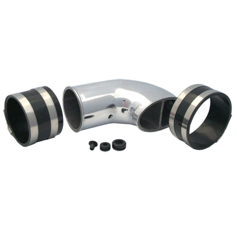 Spectre GM LT-1 Air Inlet 3-1/2in. OD / 90 Degree Bend - Polished Aluminum Tubing Spectre