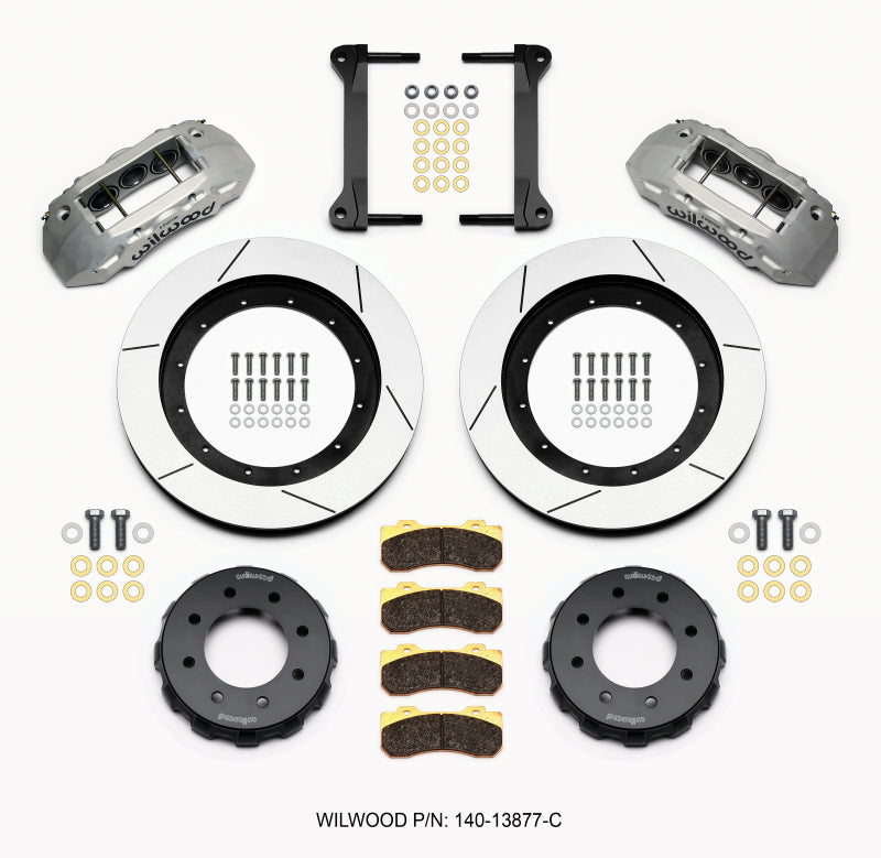 Wilwood TX6R Front Kit 16.00in Clear Ano 1999-2010 GM H2 Truck/SUV 2500 Big Brake Kits Wilwood