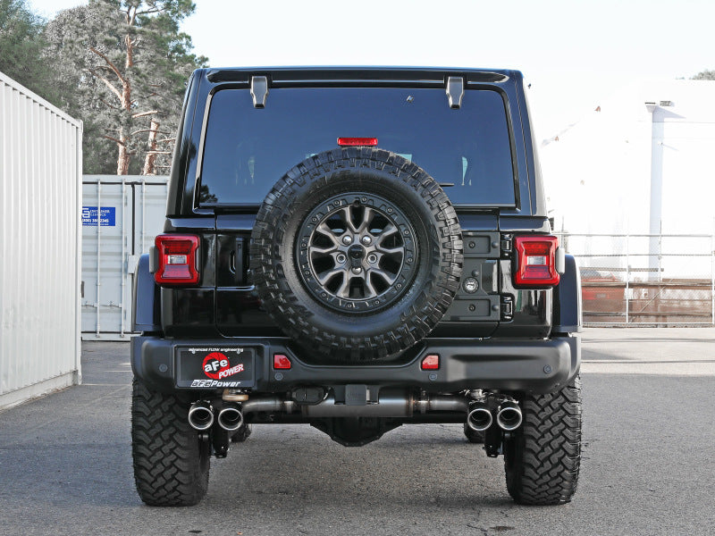 aFe Vulcan Series 2.5in 304SS Cat-Back Exhaust 2021+ Jeep Wrangler 392 6.4L w/ Polished Tips Catback aFe