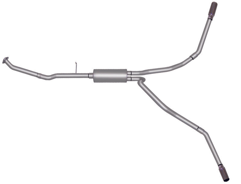Gibson 99-05 Chevrolet Silverado 1500 Base 4.3L 2.5in Cat-Back Dual Extreme Exhaust - Aluminized Catback Gibson