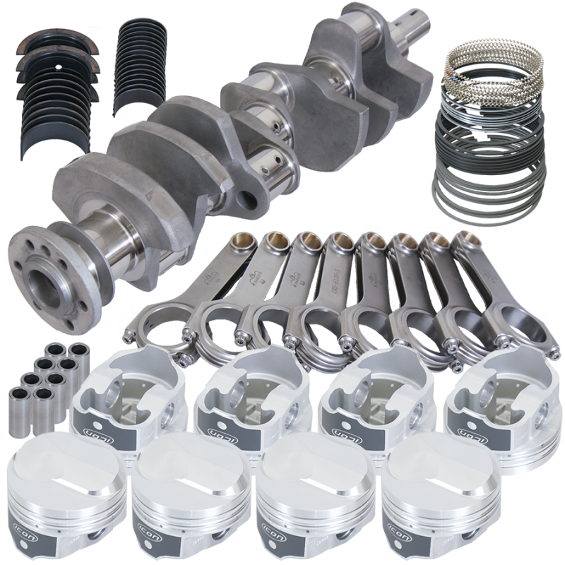 Eagle Chevy 454 4.000in Crank 6.135in H-Beam 38cc Dome 4.320in Pistons Rotating Assembly Rotating Assemblies Eagle