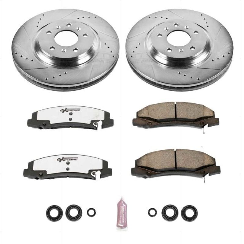Power Stop 08-09 Buick Allure Front Z26 Street Warrior Brake Kit Brake Kits - Performance D&S PowerStop