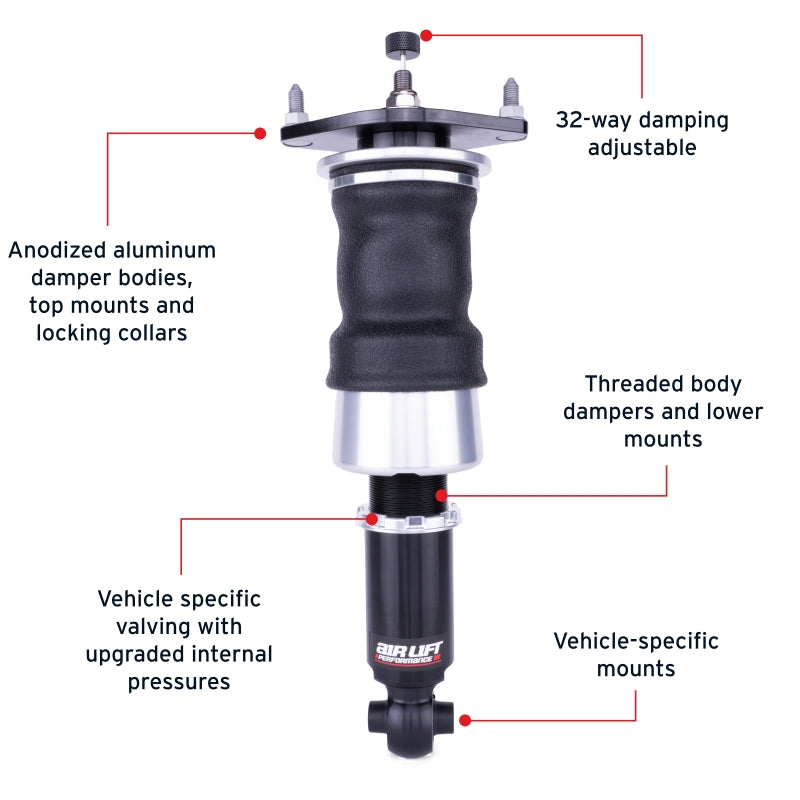 Air Lift Performance 12-25 Subaru BRZ / 12-20 Toyota GT86 Rear Air Suspension Kit Air Suspension Kits Air Lift